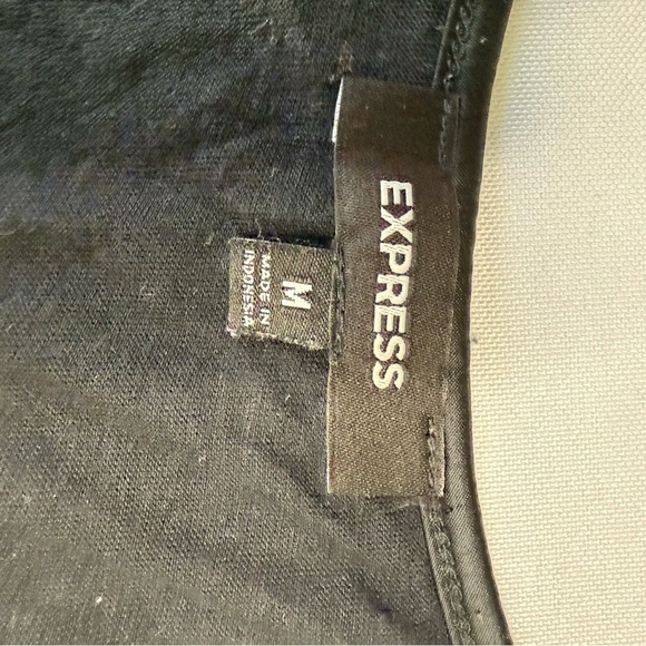 Express Black Sequin Tank Top - Picture 4 of 6